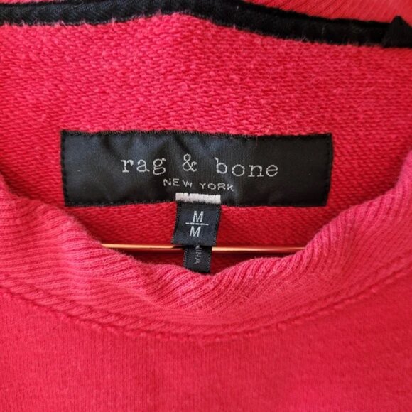 Rag & Bone men's red five daggers crew neck sweatshirt size M - Picture 5 of 5